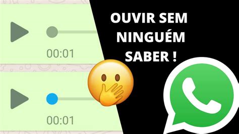 Truque no WhatsApp Veja como ouvir um áudio no app sem que a outra