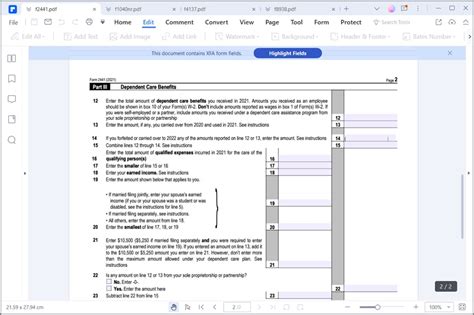 Instructions For How To Fill In Irs Form