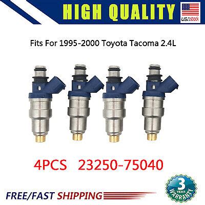 4PCS Fuel Injectors For 1995 2000 Toyota Tacoma 2 4L L4 Fully Tested