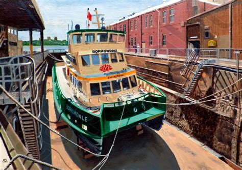 "Borrowdale" in the Balmain Shipyard Dry Dock - Steve Leadenham ...