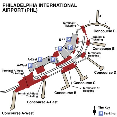 Philadelphia Airport Terminal Map American Airlines - Maping Resources