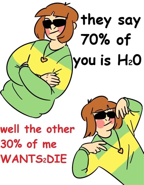 Wants2die Meme But With Chara Undertale