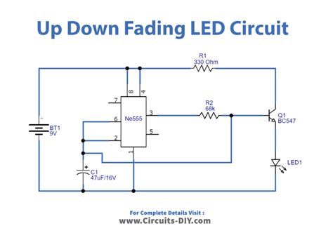 Simple Updown Fading Led Circuit