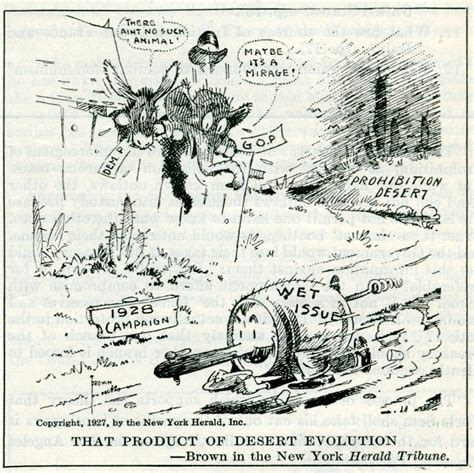 Prohibition political cartoons (1927) - Click Americana