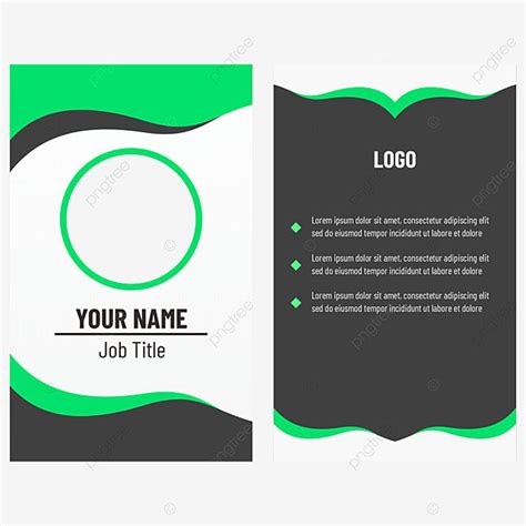 Office Id Card Name Tag Design Vector Modern Template Template Download ...