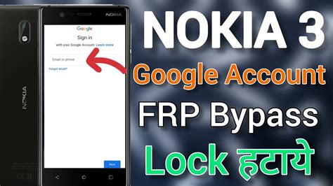 Nokia 3 Frp Bypass Nokia TA 1032 Google Account Unlock Nokia 3