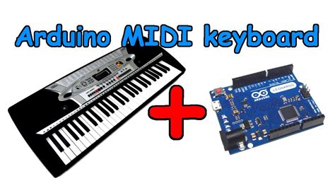 How To Make A Midi Keyboard Using Arduino Small Project Youtube