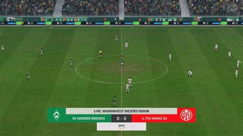 EA SPORTS FC 24 Werder Bremen Karriere 45 Spieltag 25 26 Gegen Mainz