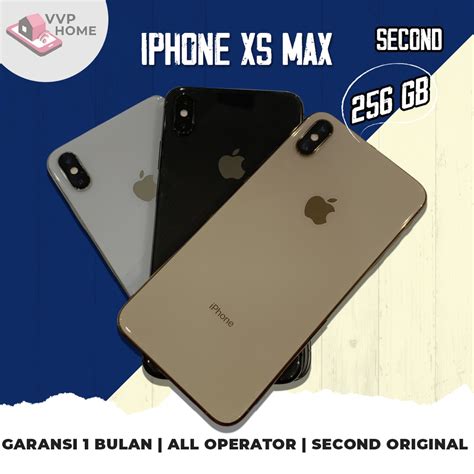 Jual Iphone XS MAX 256GB Ex Inter Mulus Second Garansi 1 Bulan Shopee