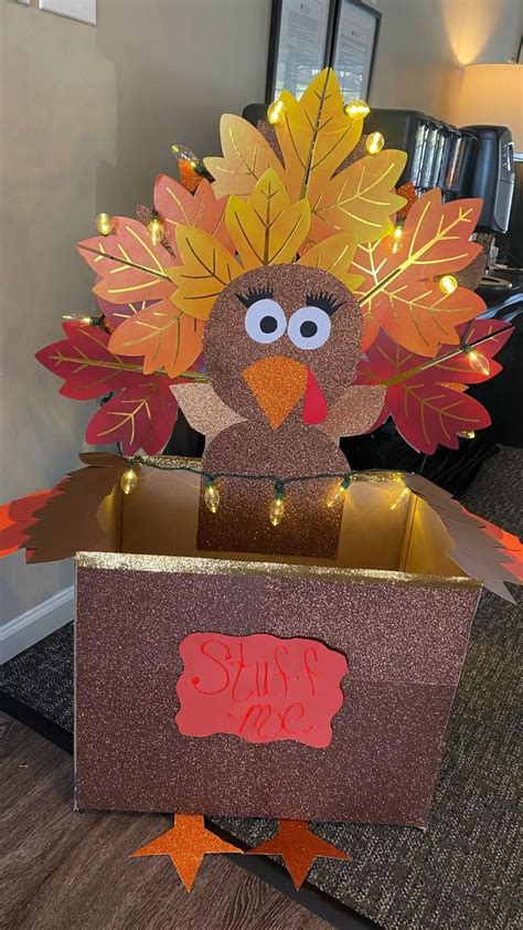 Thanksgiving Food Donation Box Thanksgiving Projects Donation Box