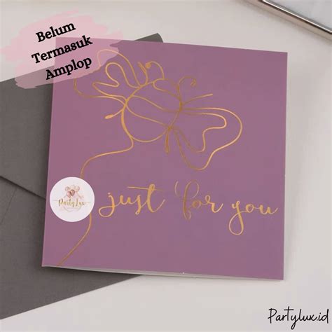 Jual Kartu Ucapan Aesthetic Hologram Ulang Tahun Greeting Card Estetik Happy Birthday Thank