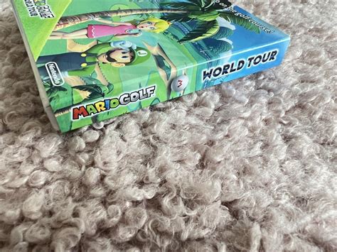 Mario Golf World Tour Nintendo 3ds Game Sealed Collectable Slipcase