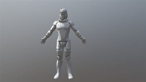 Mass Effect Armour Assignment 3d Model By 42nights 37ab3ff