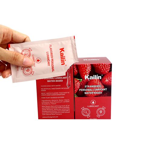 Kl 5g Bag Sachet Portable Sex Lubricant For Personal Disposable Water