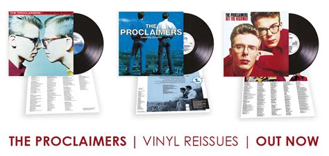 First three albums reissued on vinyl now available - The Proclaimers ...