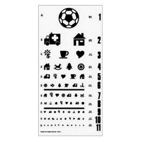 Tabla De Snellen Pediatrica Equimedic Y Fisioterapia