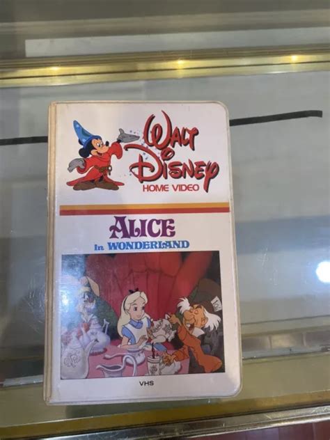 Alice Im Wunderland Vhs Walt Disney Heimvideo Mickey Wei Clamshel