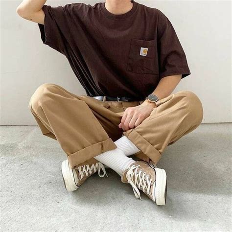 Top 6 outfit phối đồ với áo thun form rộng nam cực Hot Trend