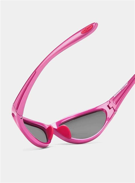 Очки Bonnie Clyde Angel Metallic Pink & Pink Mirror Очки Bonnie Clyde в ...