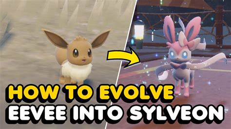 How To Evolve Eevee Into Sylveon In Pokemon Scarlet And Violet Youtube