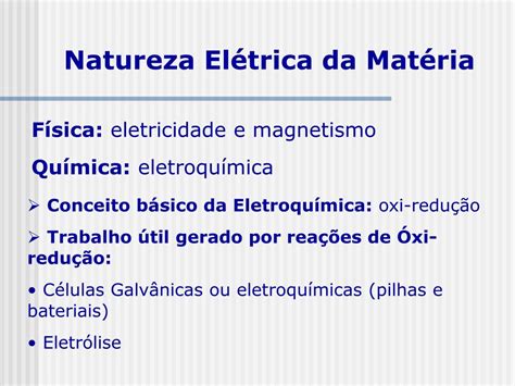 Natureza Elétrica Da Matéria - Natureza Eletrica Da Materia - electricade
