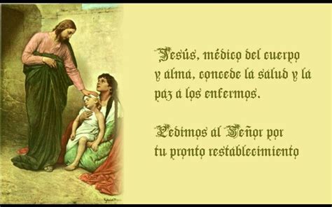 Jesús Nuestro Médico Del Cuerpo Y El Alma Oraciones Para Enfermos