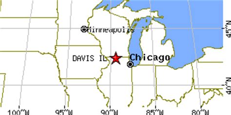 Davis, Illinois (IL) ~ population data, races, housing & economy