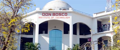 Don Bosco Institute Of Technology Bangalore DBIT India Salesian