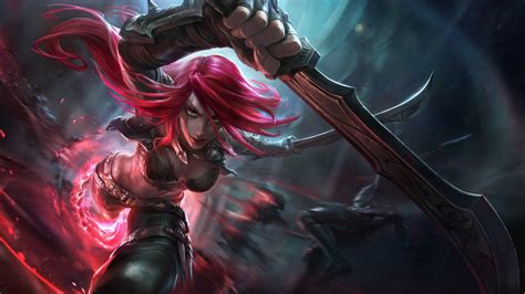 Wallpaper 1920x1080 Px Katarina League Of Legends 1920x1080 Wallhaven 683656 Hd