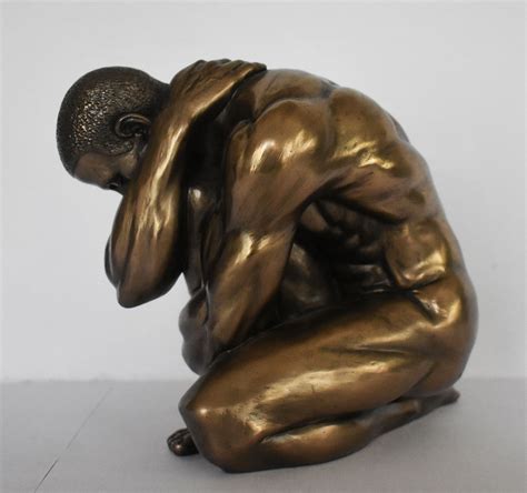 Naked Male Statue Erotic Art Sexy Pose Beautiful Man Etsy