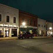 Jackson Main Street at Night Photograph by Larry Braun - Fine Art America