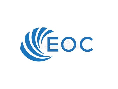 EOC Letter Logo Design on White Background. EOC Creative Circle Letter ...