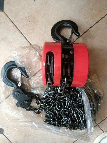 Jual CHAIN BLOCK 2 TON 5 METER TAKEL KATROL KEREKAN 2 TON 5 METER Di