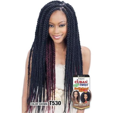 Freetress Equal Cuban Twist 16 Crochet Braids Cuban Twist Braid For Havana Style Double