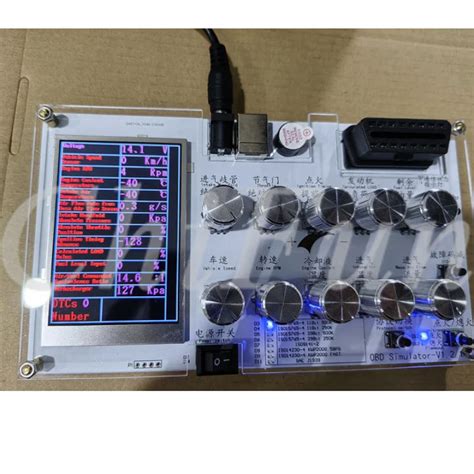 Car ECU Simulator OBD Simulator J1939 OBD II ELM327 Development Test