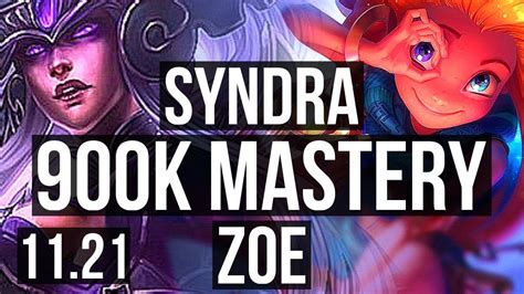 Syndra Vs Zoe Mid Games K Mastery Kr Master