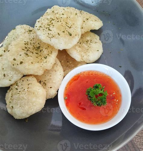 Cireng Bumbu Rujak Traditional Food Typical Of West Java