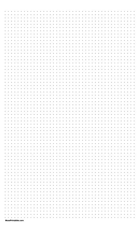 Printable Mm Dot Grid Paper For Legal Paper