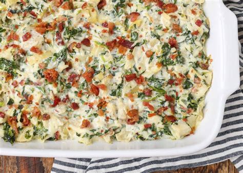 Spinach Artichoke Dip With Bacon Vegetable Recipes