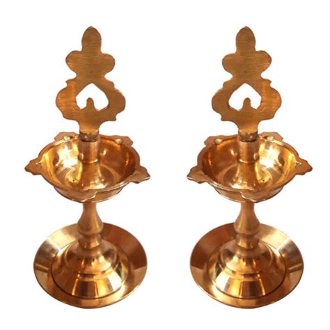 Brass Diya Oil Lamp | From USA Order India Ethnic Products Securely