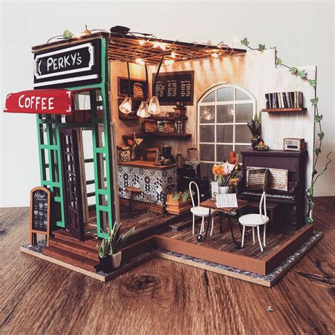 Exquisite Diy Miniature House Miniature Houses Miniature House Cafe