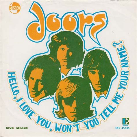 Doors Hello I Love You Won T You Tell Me Your Name Vinyl