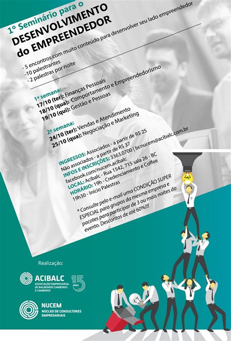 Acibalc promove 1º Seminário para o Desenvolvimento do Empreendedor em