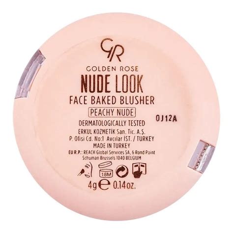 Buy Golden Rose Nude Look Face Baked Blusher Peachy Nude G