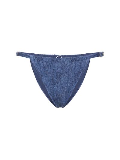 Adjustable Ruched Bikini Bottom Weworewhat Women Luisaviaroma