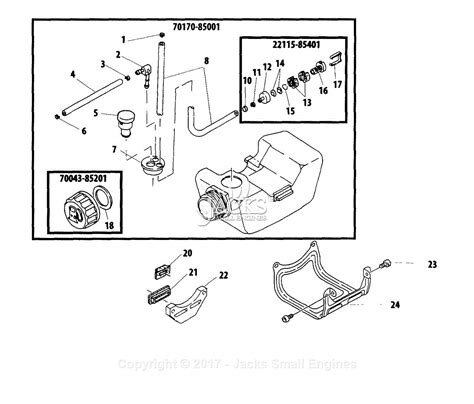 Shindaiwa T270 Parts Diagram For Fuel Tank