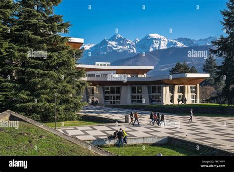 France, Isere, Saint-Martin-d'Heres, the campus of Grenoble Alpes ...