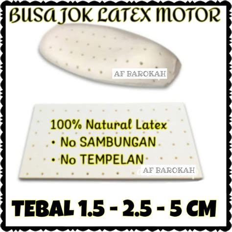 Busa Jok Motor Latex Premium Tebal Cm Lazada Indonesia