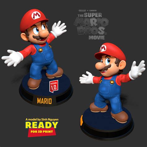 The Super Mario Bros Movie Fanart 3D Model By Sinh Nguyen