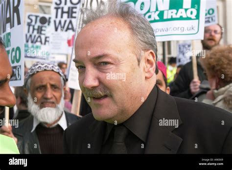 George Galloway Mp At Start Of March From Bbc To Us Embassy London